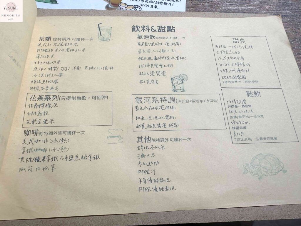 胖鬣蜥城市特寵餐廳菜單