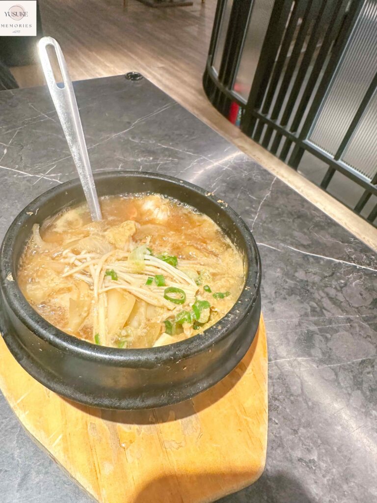 韓式餐廳水刺菜單